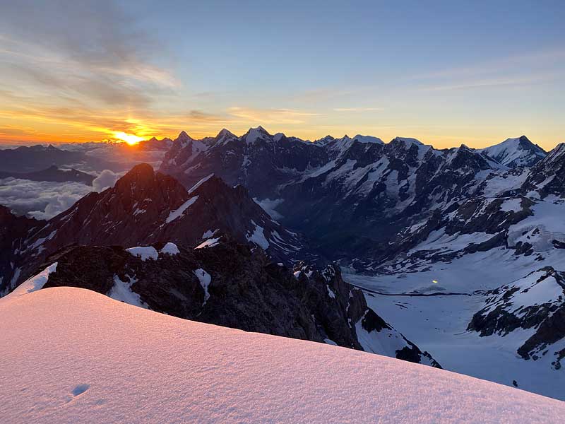 © dere sonnenaufgang, eiger