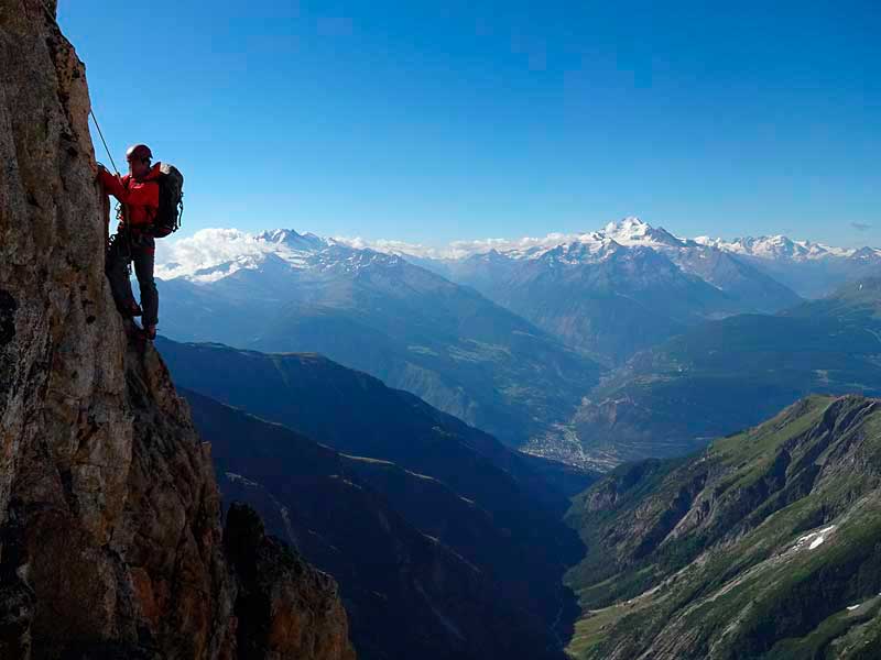 stockhorn (über die fünf türme des südostgrates)