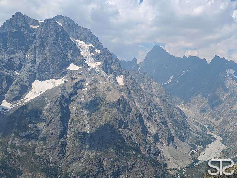 © STƧ cime du paillon SW-flanke, barre des écrins südgrat