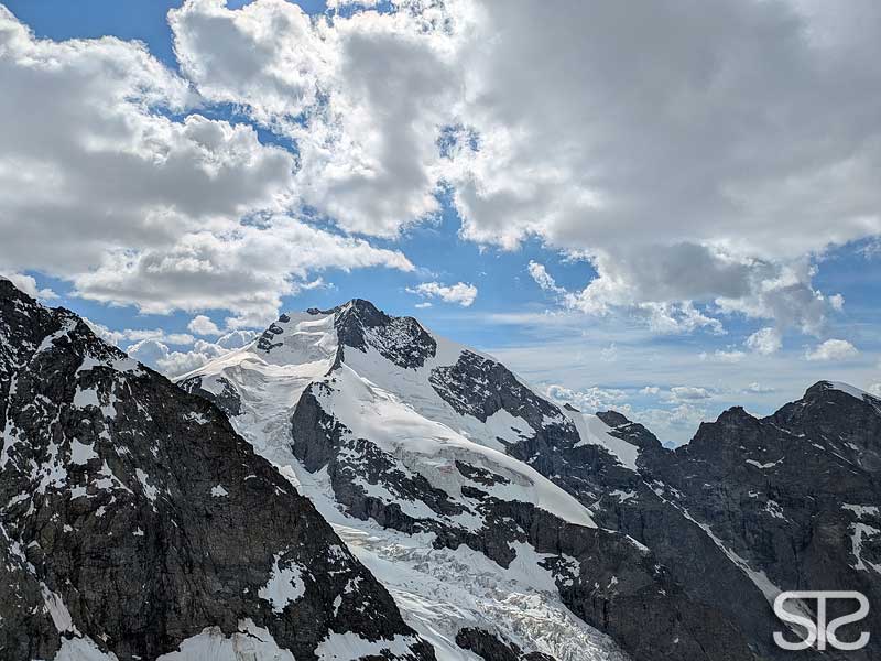 © STƧ piz bianco, gabarrou-pfeiler, piz bernina, fortezza