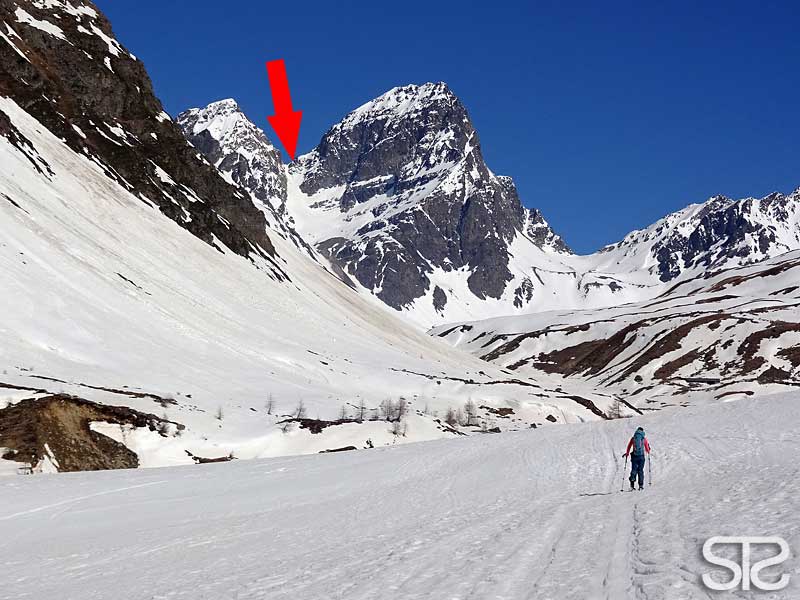 © STƧ piz buin SE-couloir, val tuoi