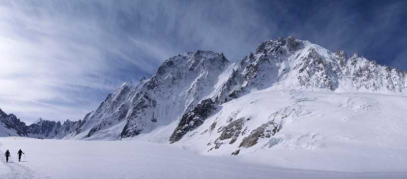 couloir du milieu (aiguille  d'argentière)