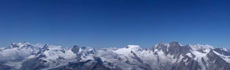 gesamter triftgrat am weissmies
