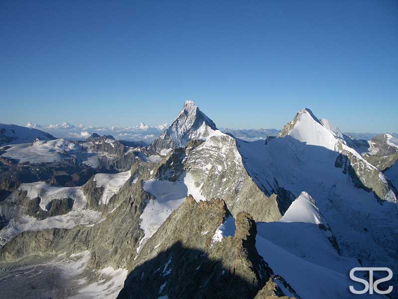 © STƧ rothorngrat, zinalrothorn, wellenkuppe, ober gabelhorn, matterhorn