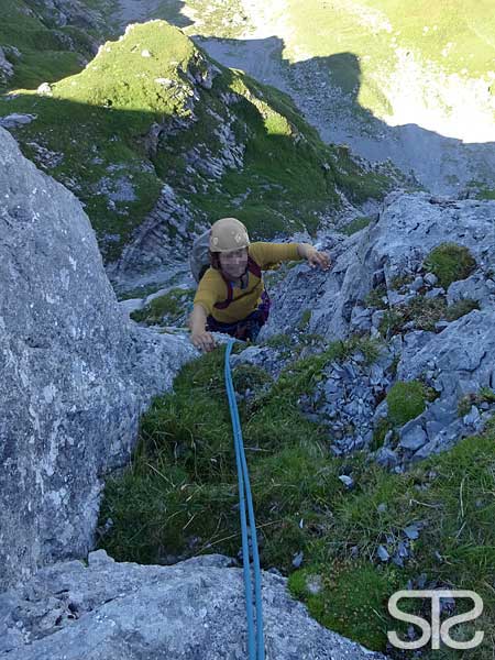 © STƧ gross walenstock, nordgrat, schrofengelände